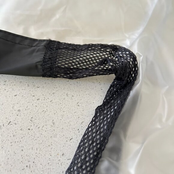 Fox Racing Clear PVC Rain Jacket Women’s XS Streetwear Festival Moto Style - Picture 4 of 7